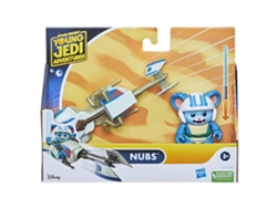 STAR WARS Nubs Figura y moto speeder Figura STAR WARS 3 Años