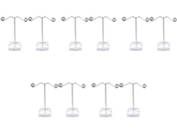 Expositor De Joyería De Acrílico Transparente De 10 Piezas, Mini Organizador Para Pendientes, Pulseras Y Más.