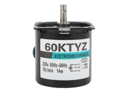 Motor síncrono de CA de 14 W, imán permanente, baja velocidad, alto par, eje central, 220 V