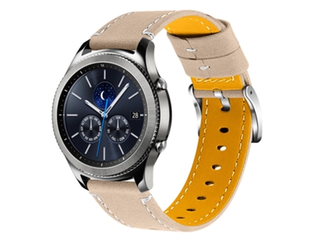 Correa de acero inoxidable con hebilla 22mm para Huawei Watch GT 2e/GT 2 46mm - albaricoque