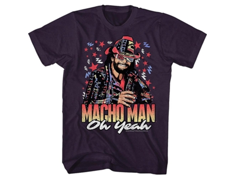 Camiseta ROCKINSTONE Macho Man Randy Savage Oh Yeah (XXXL)
