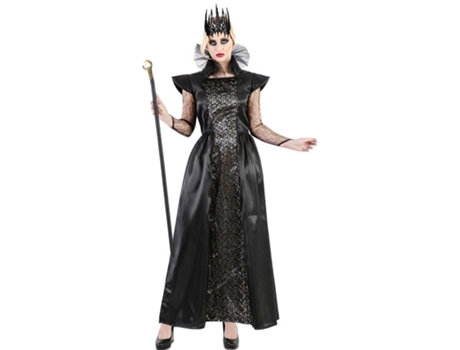 Disfraz de Mujer EUROCARNAVALES Dark Queen Diva (M/L )