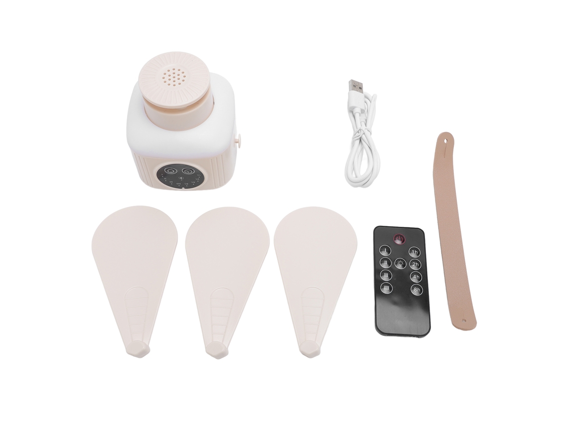 Yncm-ventilador De Techo Con Luz Multifuncional Recargable Control Remoto Para Camping Exterior Y Habitación Infantil Crema