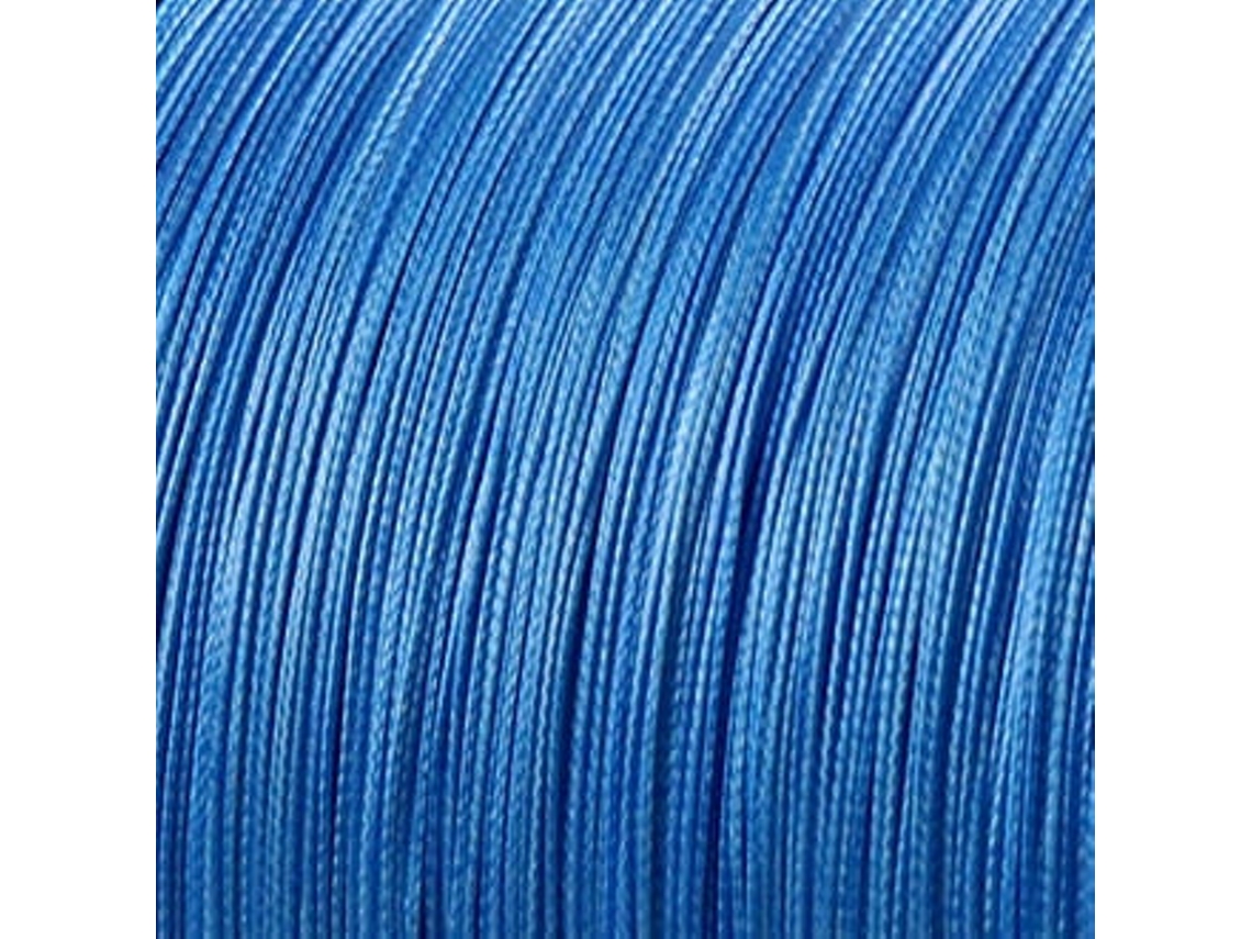 Juego de hilo de pescar trenzado multicolor de 8 hebras-1[Azul / 300m  0.37mm 52lb]