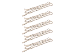 Cinta De Diamantes De Imitación De 5 Yardas Con Perlas Y Cristales, Diseño En Forma De S Dorada, 1 Cm, Decoración De Ropa.