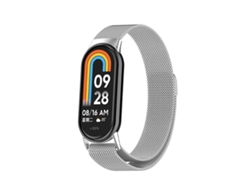 Correa Milanesa Gift4me con Cierre Magnético para Xiaomi Smart Band 10 Gris