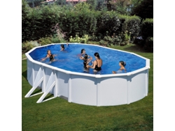 Piscina de Acero GRE Blanca (915x470x132 cm)
