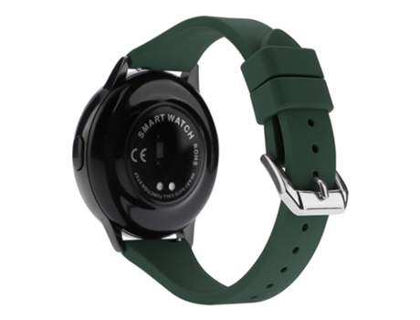 Correa de Silicona 20mm ajustable para Samsung Galaxy Watch 5 Pro 45mm/Huami Amazfit Bip 3 Pro - verde oscuro