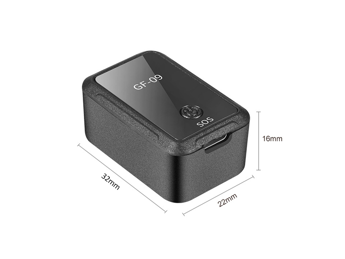 Localizador Gps Gf09 Mini Con Fuerte Magnetismo, Antirrobo, 2g Gsm Para Vehículos, Niños, Mascotas Y Personas Mayores.