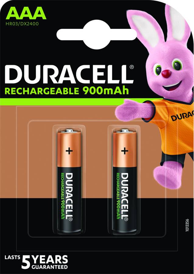 Pilas recargables DURACELL AAA800 (2 unidades)