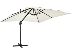 Parasol Cuadrado De Mástil Lateral 3 M De Aluminio