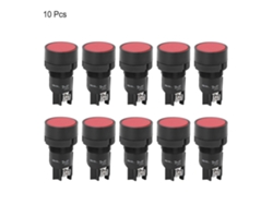 10 Botones De Presión Xb2-ea Control 660v 10a Botón De Reset Rojo Xb2-ea145