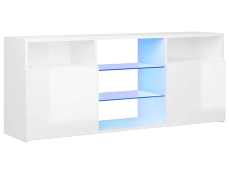Mueble para la televisión VIDAXL Blanco Madera contrachapada (120x30x50 cm)