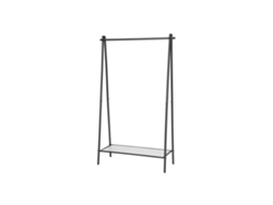 Perchero Burro De Ropa Con Estante Para Zapatos 92,5x33,5x153 Cm Calidad - Negro