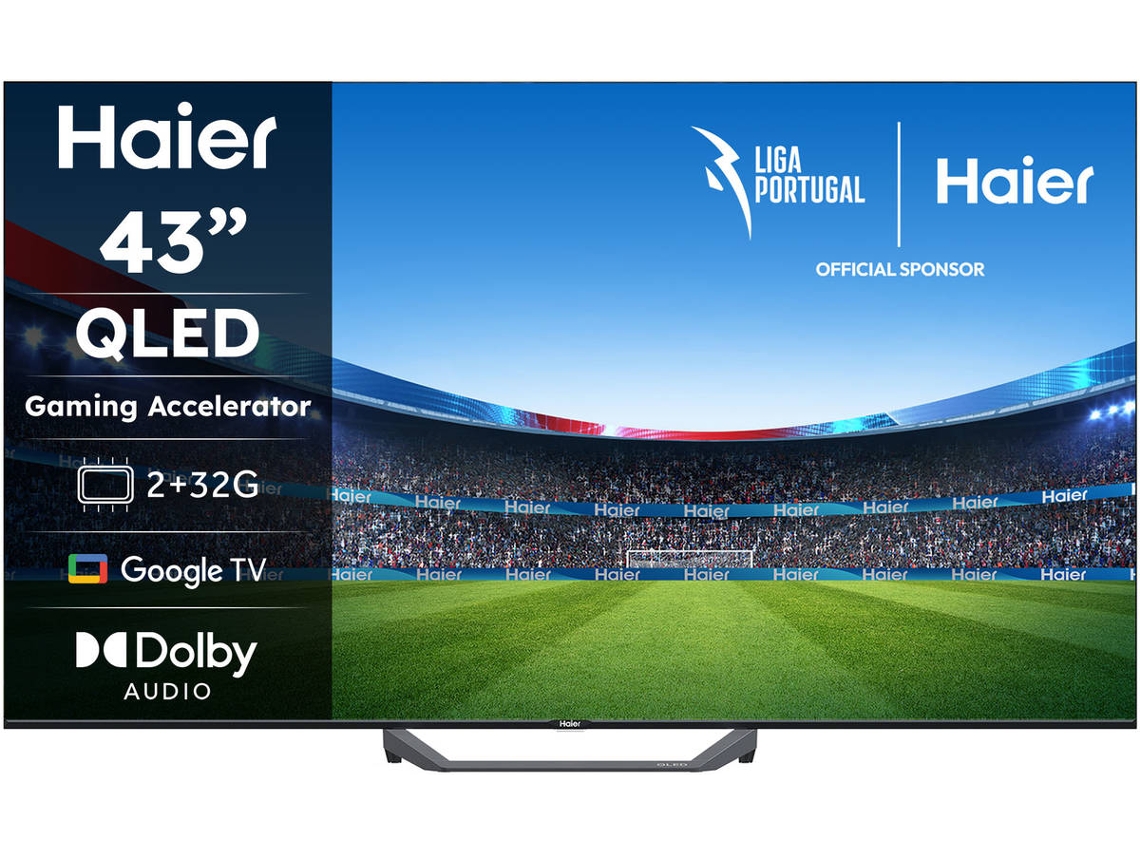 TV HAIER H43S80FUX (QLED - 43'' - 109 cm - 4K Ultra HD - Smart TV)
