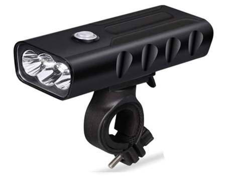 Faros delanteros para bicicleta Batería de alta capacidad incorporada recargable por USB Tres modos Faro impermeable para bicicleta de montaña I-Bl...