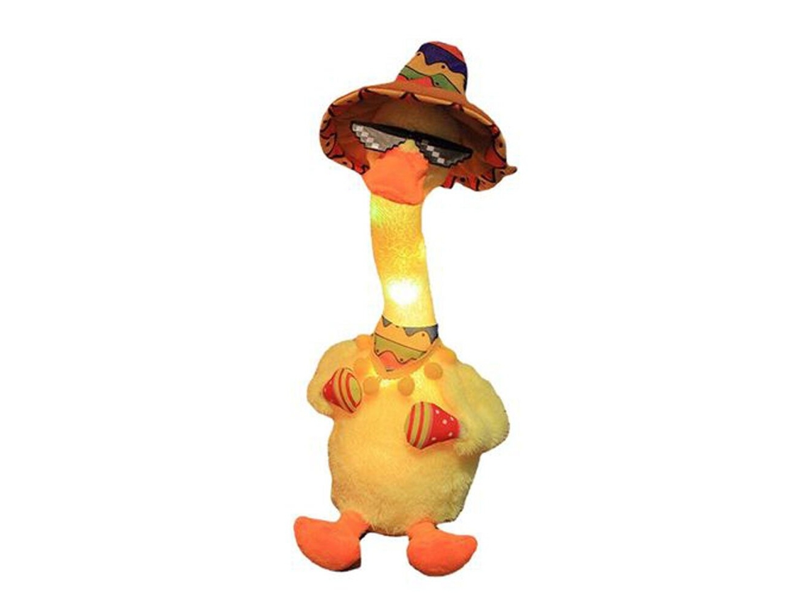 Peluche Interactivo Pato Amarillo Bailando Arzopa | Y Martillo | Repetir Escuchar