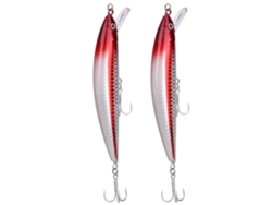 Danu26-2pcs Minnow Lure Sumergible Con Placa De Lengua Bait Artificial Simulada Imitación Realista Para Pesca