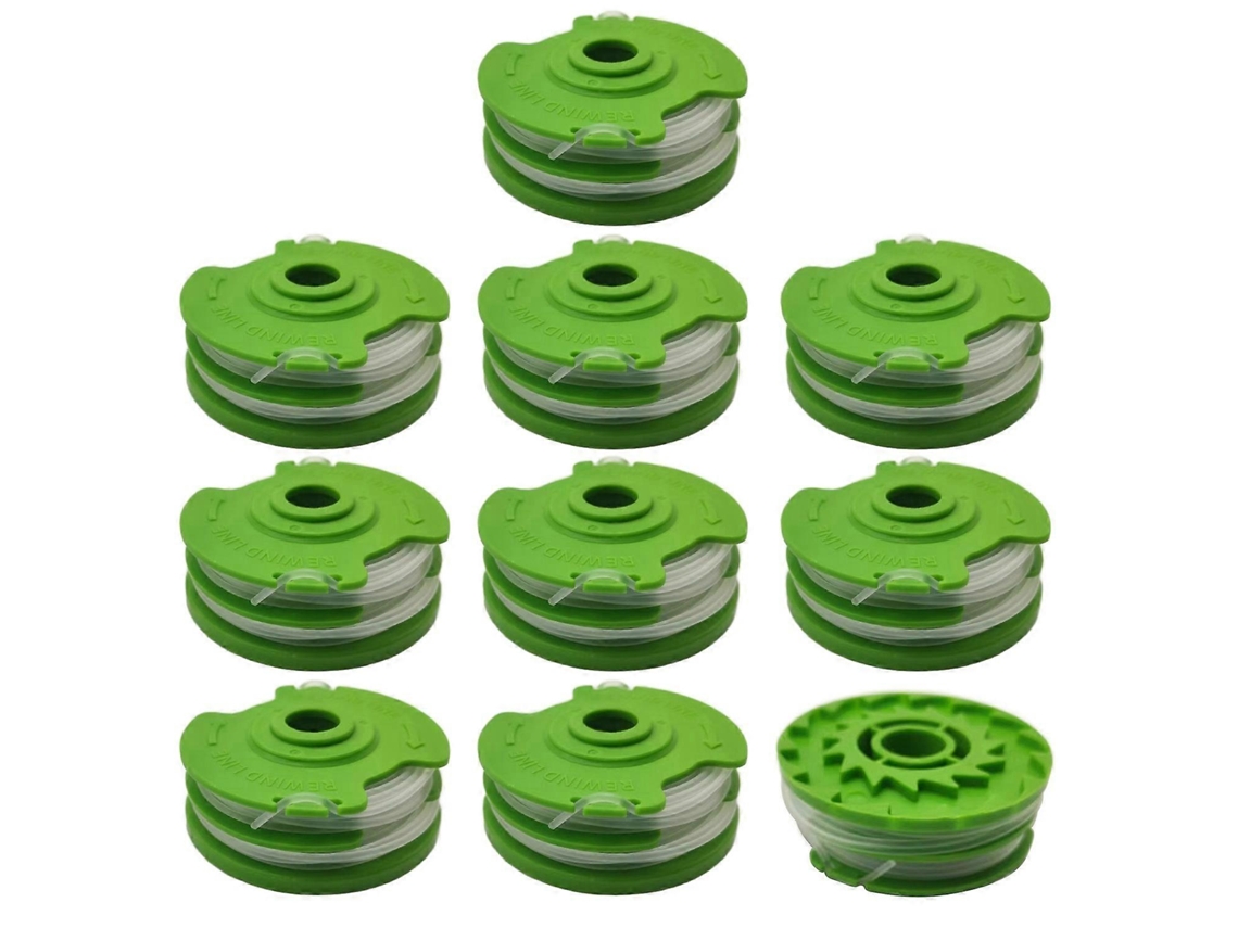 L2o Rs90111 10 Piezas De Carrete De Repuesto Para Cortacésped Earthwise St00011 St00013 P9s St00015 St00113 St00115