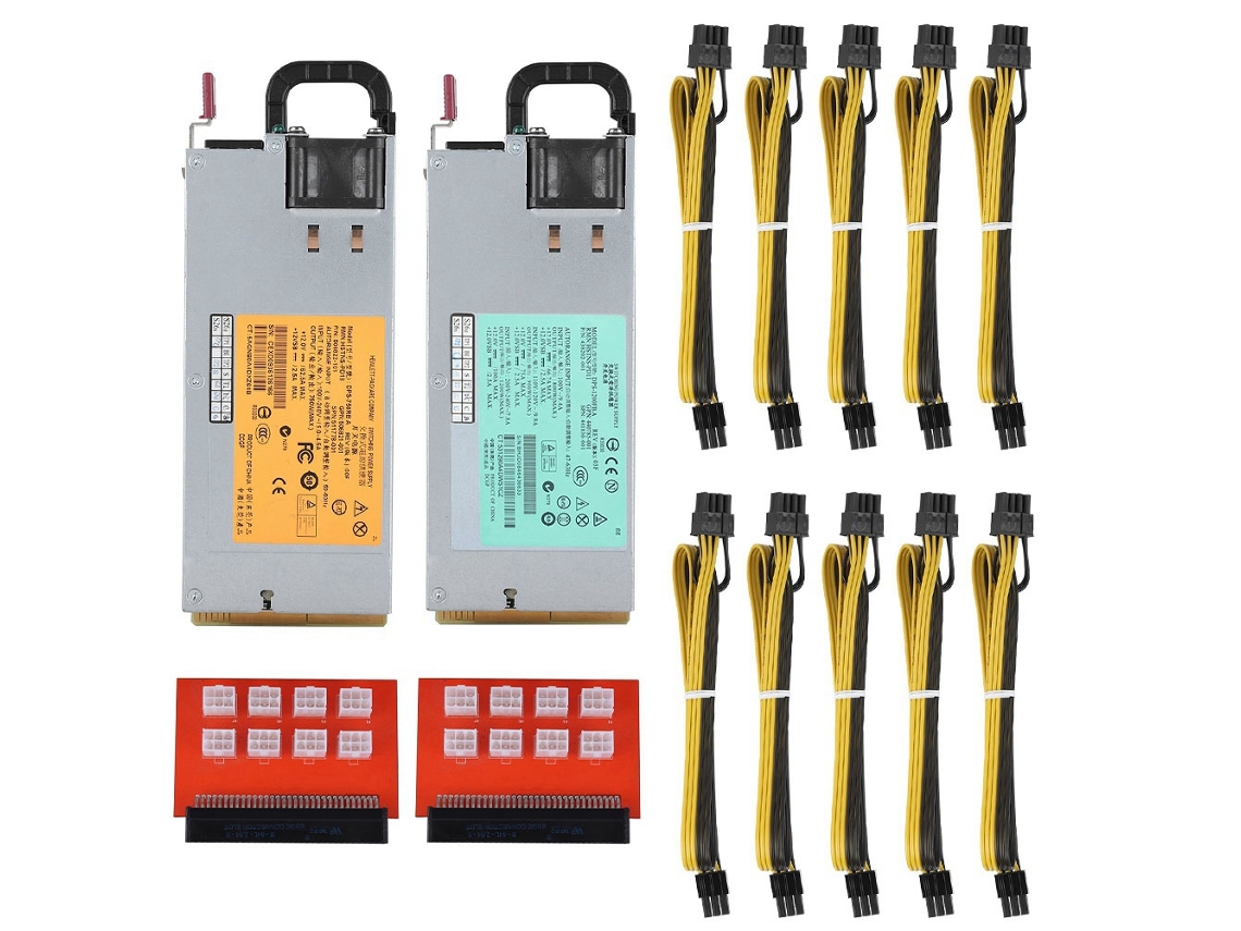 Fuente de alimentación rápida Bitmain Antminer S7 compatible con 100 V y 240 V