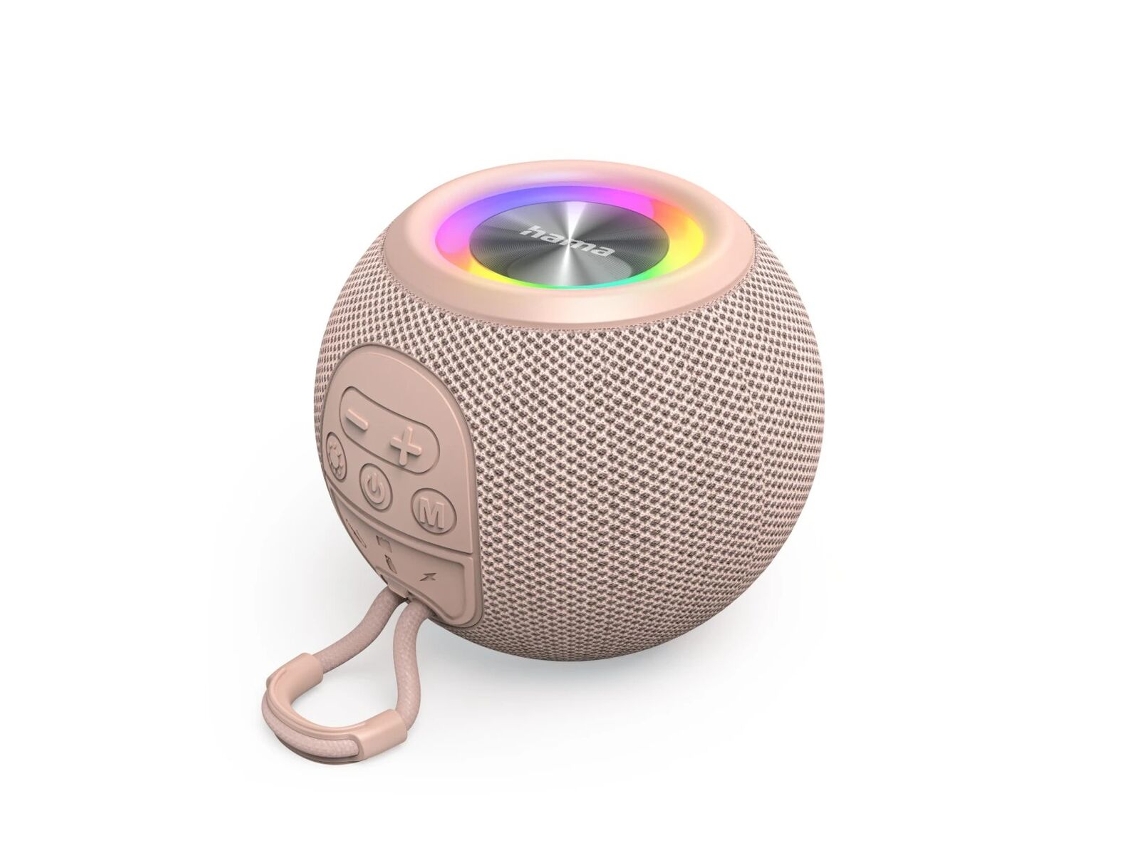 Altavoz Bluetooth Portátil HAMA 00188240 (Rosa - Bluetooth 5.3 - 5 W)
