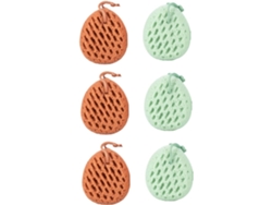 Lot De 3 Éponges Exfoliantes Ergonómicos Pour Le Baño La Maison L'hôtel Et Dortoir Une Exfoliation