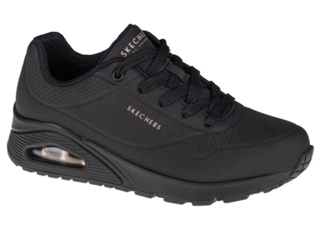Botas SKECHERS Cuero Sintético Mujer (36 - Negro)