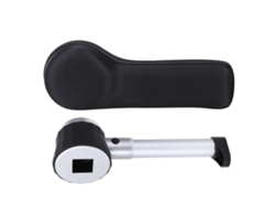 Mini Lupa Led Portátil Con Escala De Observación, 10 Aumentos, Estuche De Bolsillo.