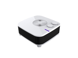 Termoventilador Eléctrico 2000w Blanco Horizontal 2 Potencias 3 Funciones Termostato Regulable 11,5x26x26cm Estilo