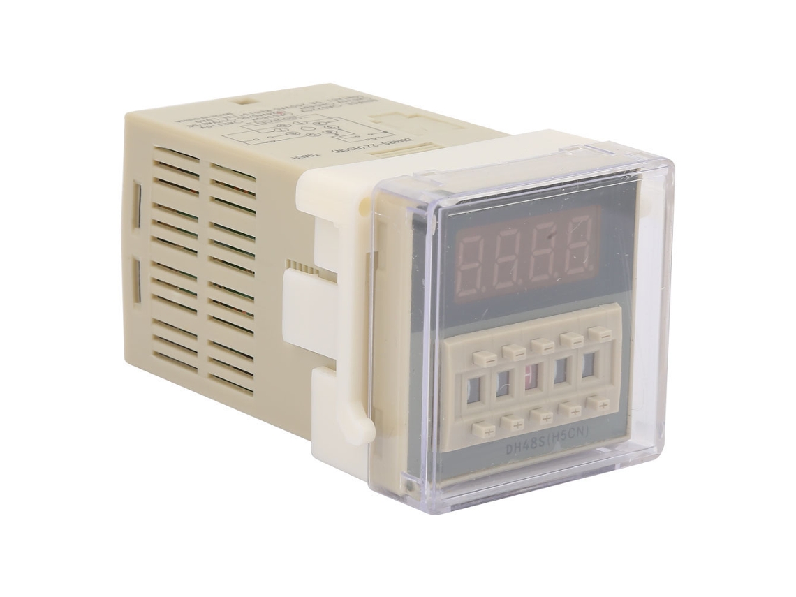 2026dz-relé Temporizador Digital Dh48s-2z Lcd 8 Pines 0.01s-9999h 12vac/dc