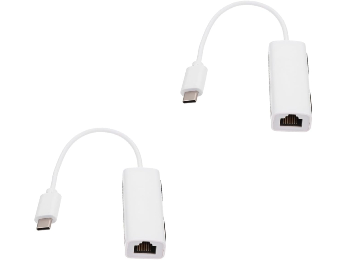Adaptador Ethernet De 2 Piezas, Convertidor De Cable De Red De 100 Mbps Compatible