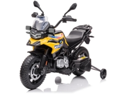 Vehículo Eléctrico Para Niños - Bmw F850 Gs 12v - 3 A 6 Años - Amarillo
