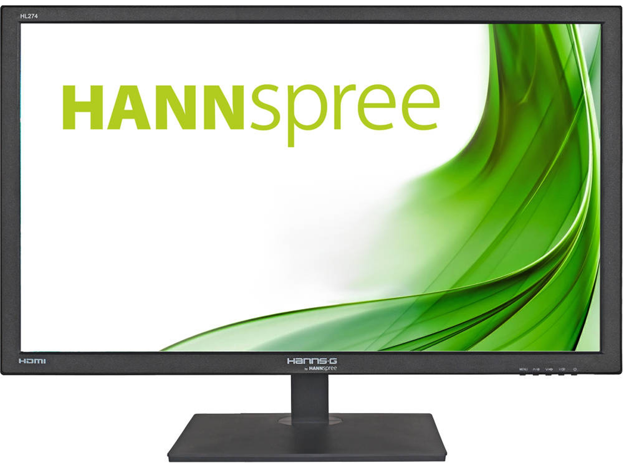 Monitor Hannspree Hl274hpb hd 27 pulgadas pc 1920x1080 led hanns.g negro pant 6858 68.6