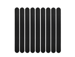 Pegatinas Antideslizantes Para Baño (negras), Paquete De 6, Superficie No Esmerilada