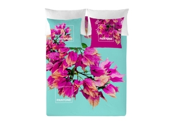 Funda Nórdica Estampada Cama 90 Algodón Extra Suave Fabricado En España Buganvilla Pantone