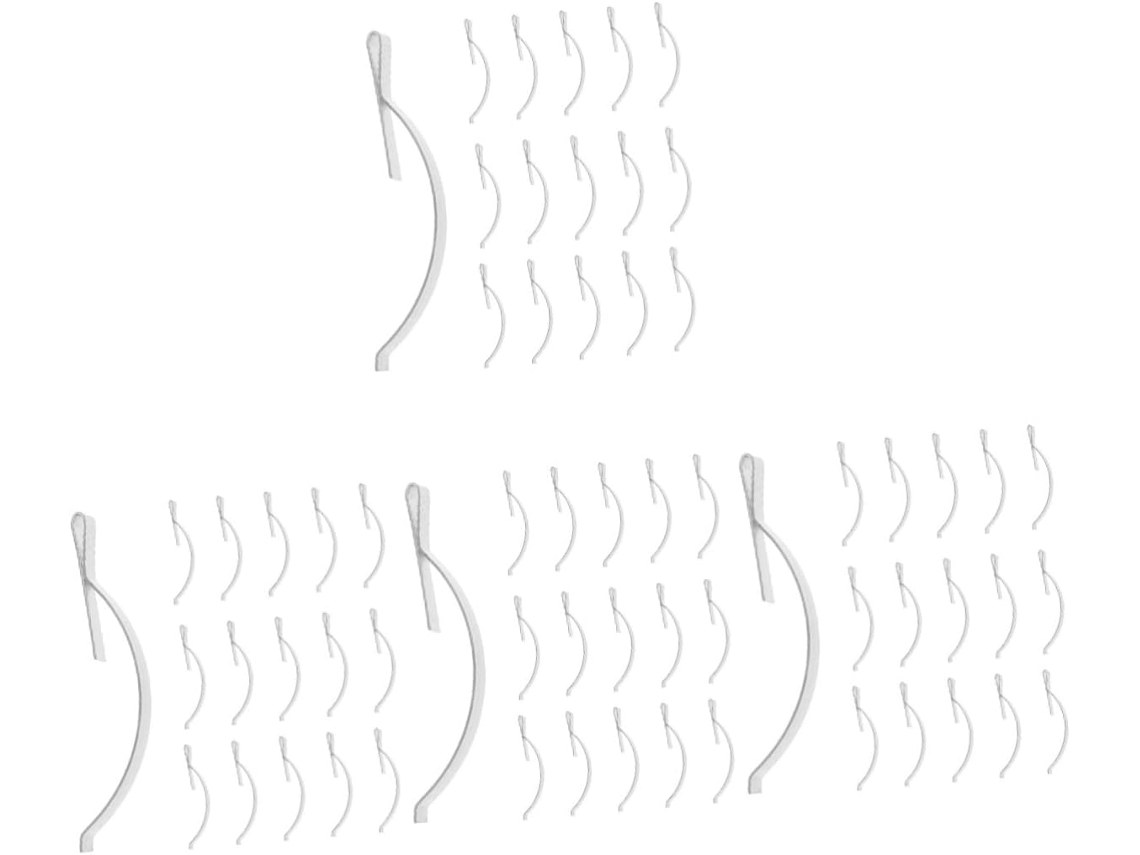 4 Mosquiteras 30 4 Juegos De Piezas Con Clip Elástico Para Barra De Cortina De Ventana