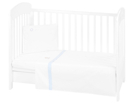 Juego De Cama Bordado 3 Piezas 60X120Cm Dream Big Azul KIKKA BOO