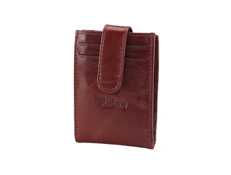 Cartera en Piel con Monedero RUBRE