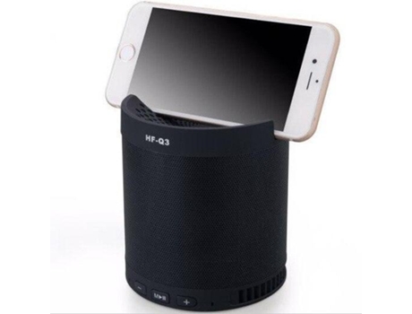 Altavoz Bluetooth con soporte negro