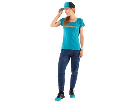 Camiseta de Mujer DYNAFIT Dri Release Azul (S)
