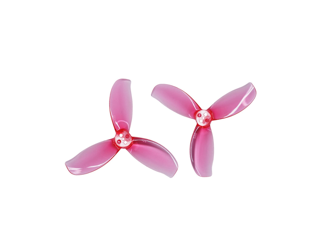 Clear Black2 Pairs Gemfan D3 3-blade 3 Inch Pc Propeller 1.5mm Hole For Rc Fpv Racing Drones
