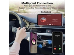 Receptor Y Transmisor 5.2 Bt 1 A 2 Para Auriculares, Altavoces, Tv De Coche