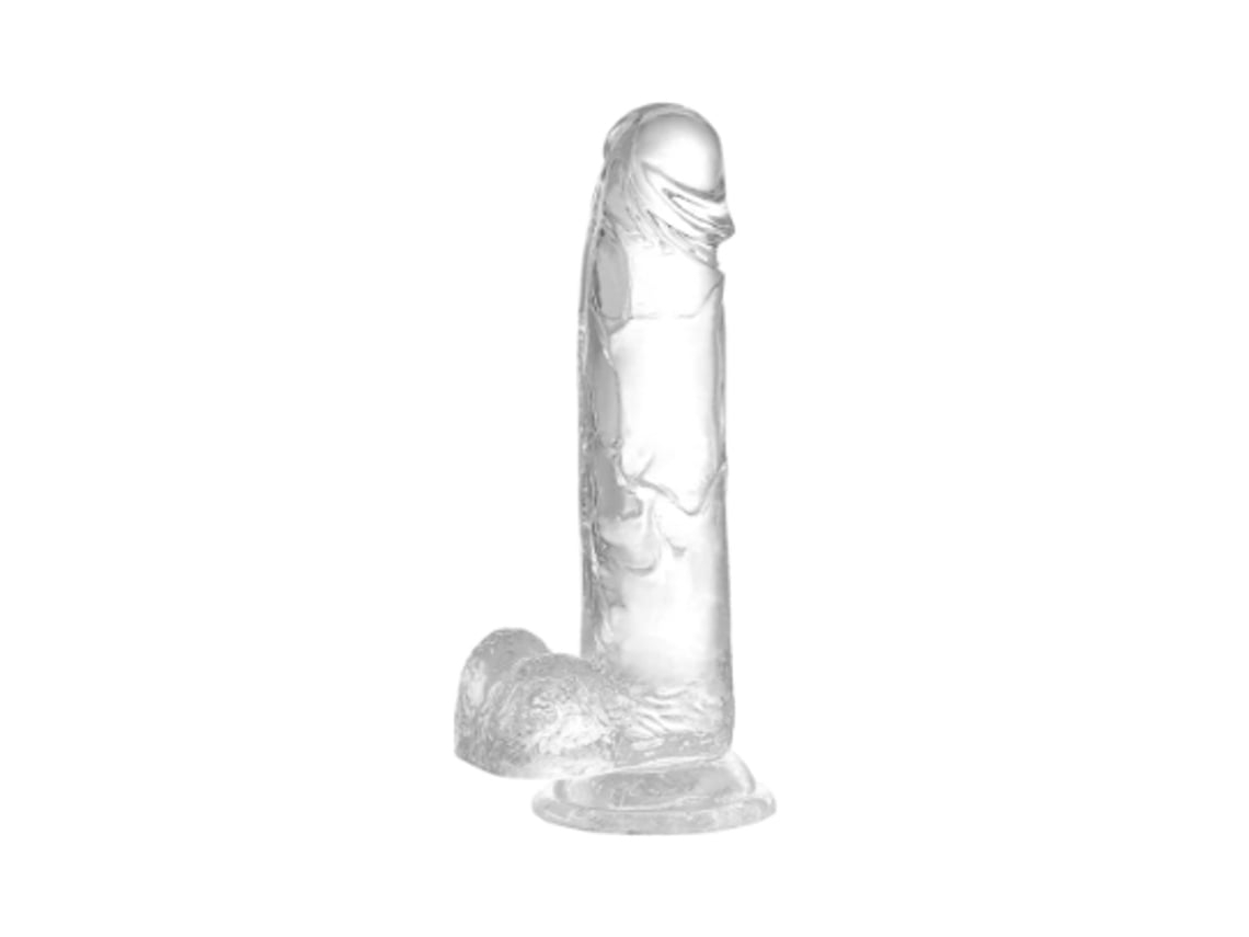 Vibradores Con Apariencia De Piel, Vibrador Transparente De 7 Pulgadas Con Ventosas Para Jugar Con Manos Libres, Transparente Chennnls