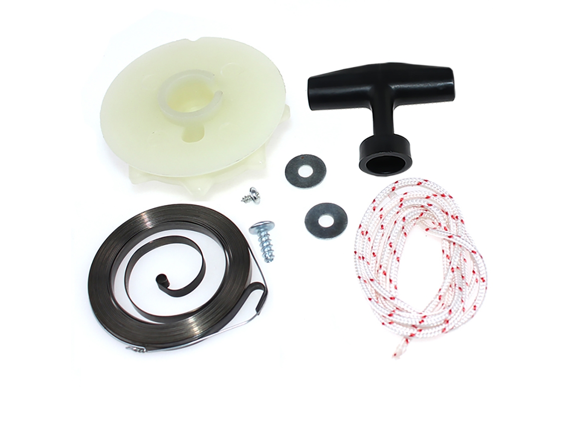 Kit de polea de arranque con resorte de retroceso para Poulan S1838le Sm4018 Ppb1634le Craftsman 358351181 358351162 358351143 Lahdek