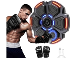 Máquina De Boxeo Bluetooth Para Entrenamiento, Soporte De Pared Para Golpes, Equipo De Música Electrónica - Negro Henten Home