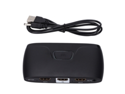 Divisor De Interface Multimídia Hd 2.0 1 Entrada 2 Saídas 4k 60hz Hdcp 2.2 Plug And Play Nf112a