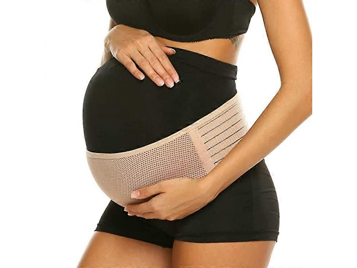 Cinturón de soporte lumbar y abdominal GOKOCO, algodón para el cuidado durante el embarazo, soporte para mujeres embarazadas.