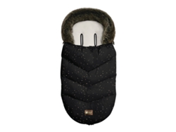 Saco de piel de lujo Kikkaboo Confetti negro