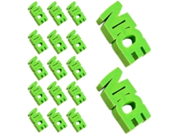 Paquete De 30 Gomas De Borrar Verdes De Tpr Para Lápices Escolares, Fáciles De Borrar.