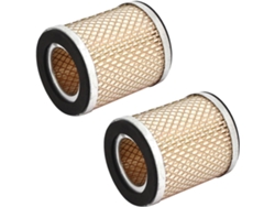 Papel de filtro de 75x42x88 mm, 2 unidades, para compresor CHABERLU